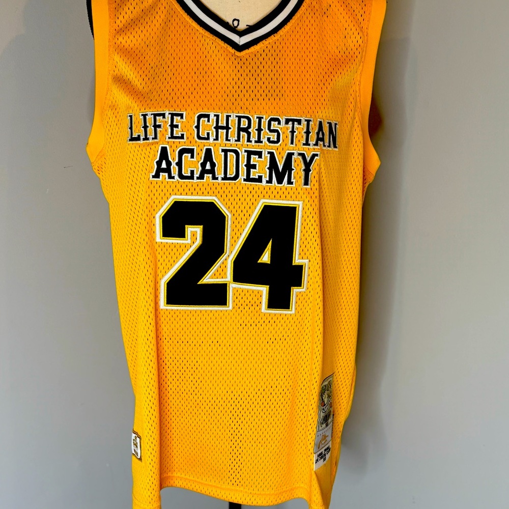 Hansel Emmanuel Life Christian Acadamy 2001 slam dunk champion jersey size L